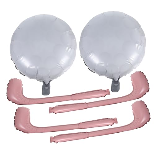 OKUMEYR 1 Satz Golfzubehör Für Teenager Sportballondekor Aufblasbarer Golfball Neue Golfbälle Sportfolienballon Zubehör Für Golfpartys Golfwagendekorationen Golfballons Aluminiumfolie von OKUMEYR
