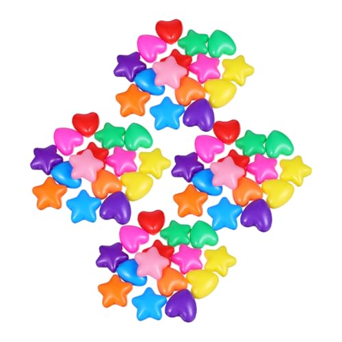 OKUMEYR 100 Stück Bunte Kunststoffbälle Stern Herz für Ballpools Spielzelt Indoor Partygeschenke Interaktive Ozeanbälle für Junge Mädchen und Kleinkinder OKUMEYR 100 Stück Bunte Kunststoffbälle Stern Herz für Ballpools Spielzelt Indoor Partygeschenke Interaktive Ozeanbälle für Junge Mädchen und Kleinkinder von OKUMEYR