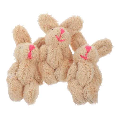 OKUMEYR 3 Stück Teiliges Miniatur Plüsch Kaninchen Weiche Bunny Figuren für Garten Puppenhaus und Autodekoration Stabile Langlebige Kuscheltier Deko für Mikro Landschaften Leicht und OKUMEYR 3 Stück Teiliges Miniatur Plüsch Kaninchen Weiche Bunny Figuren für Garten Puppenhaus und Autodekoration Stabile Langlebige Kuscheltier Deko für Mikro Landschaften Leicht und von OKUMEYR