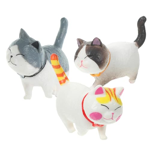 OKUMEYR 3 Stücke Katze Teaser Kuchen Dekoration Geburtstag Kuchen Ornament Katze Geformt Kuchen Figurine Für Katzen Desktop Decor Material OKUMEYR 3 Stücke Katze Teaser Kuchen Dekoration Geburtstag Kuchen Ornament Katze Geformt Kuchen Figurine Für Katzen Desktop Decor Material von OKUMEYR
