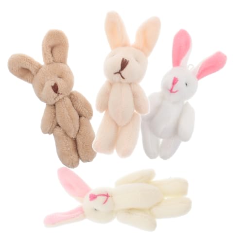 OKUMEYR Süße Häschen-plüschtiere Minifiguren Mit Umhängeband Für Dekorations- Und Bastelprojekte von OKUMEYR