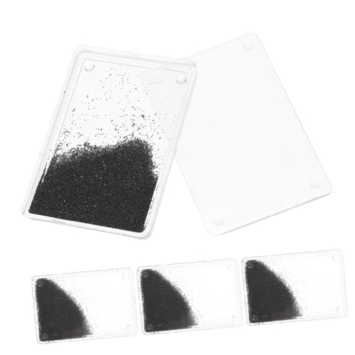OKUMEYR Werkzeug für den Physikunterricht 4er-Pack Eisen-Ablageboxen Eisenpulver-Physikbox Schulphysik-Experiment Physiklaborausrüstung pädagogisches Physik-Set von OKUMEYR