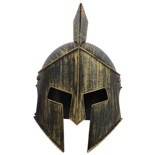 OKUMEYR Antiker römischer Kriegerhut Ritterhelm mittelalterlicher Helm Halloweenkostüm the hallow Outfit Kleidung für Männer Soldat-Hut-Party-Requisite Männer römisches Kostüm Cosplay Rom von OKUMEYR