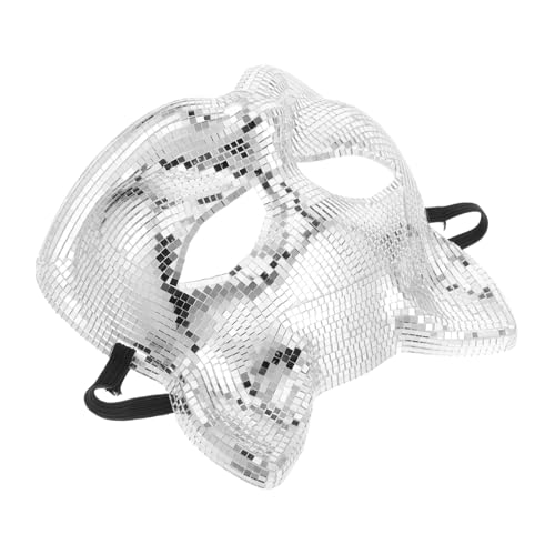 OKUMEYR Funkelnde Katzenaugenmaske Damenmaske für Disco und Halloween-Maskenball Katzenmasken-Accessoire OKUMEYR Funkelnde Katzenaugenmaske Damenmaske für Disco und Halloween-Maskenball Katzenmasken-Accessoire von OKUMEYR