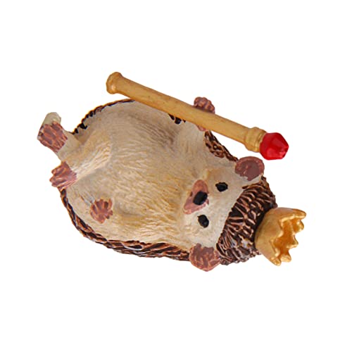 OKUMEYR Familienschmuck Igel büro dekoration house decoration cake decoration kuchen dekoration tortendekoration gartendeko dekorative Igelverzierung Igel Handwerk Gartenschmuck von OKUMEYR