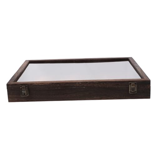 OKUMEYR Holz Schmetterlings Probenbox Vitrine aus Robustem Holz Transparente Abdeckung zur Präsentation für Insekten Pflanzenproben Stilvolle Dekoration OKUMEYR Holz Schmetterlings Probenbox Vitrine aus Robustem Holz Transparente Abdeckung zur Präsentation für Insekten Pflanzenproben Stilvolle Dekoration von OKUMEYR