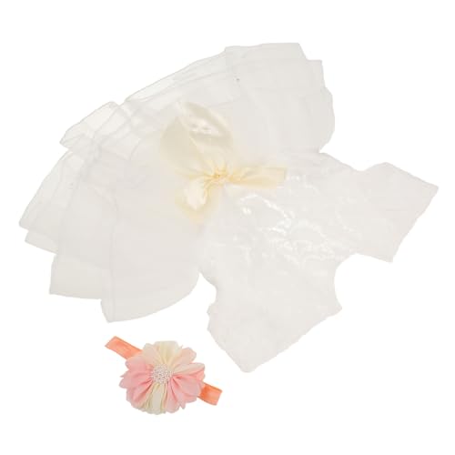 OKUMEYR Mädchen Tüllkleid Set für Neugeborene Weiches Fotografie Outfit mit Haarband Hautfreundlich und Komfortabel für und Fotoshootings OKUMEYR Mädchen Tüllkleid Set für Neugeborene Weiches Fotografie Outfit mit Haarband Hautfreundlich und Komfortabel für und Fotoshootings von OKUMEYR