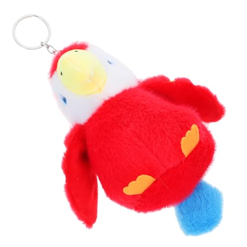OKUMEYR Plüsch Papagei Schlüsselanhänger Weiches Kuscheltier Accessoire für Taschen Rucksäcke und Schlüssel Sammlerfreundlicher Piratenparty Themen Anhänger Weicher Vogel Schlüsselring OKUMEYR Plüsch Papagei Schlüsselanhänger Weiches Kuscheltier Accessoire für Taschen Rucksäcke und Schlüssel Sammlerfreundlicher Piratenparty Themen Anhänger Weicher Vogel Schlüsselring von OKUMEYR