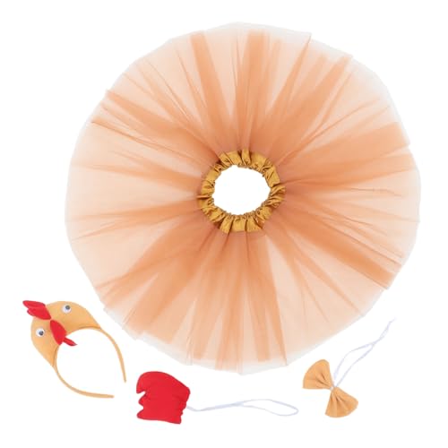 OKUMEYR Satz Osterparty verkleiden sich Osterkopfschmuck Hühnerhaarbänder Tierkostüme Hahnkostüm für Erwachsene Hahn-Huhn-Kostüm Truthahnkostüm -Accessoire kurzer Plüsch Brown OKUMEYR Satz Osterparty verkleiden sich Osterkopfschmuck Hühnerhaarbänder Tierkostüme Hahnkostüm für Erwachsene Hahn-Huhn-Kostüm Truthahnkostüm -Accessoire kurzer Plüsch Brown von OKUMEYR