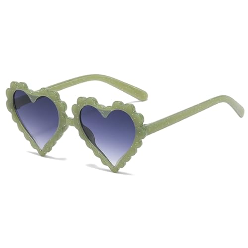 OLACD Herzförmige Partybrille für Kinder: niedliche Sonnenbrille, modischer Kunststoffrahmen von OLACD