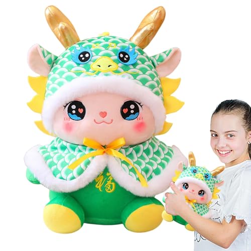 OLCANA Chinesischer Sternzeichendrache | Plüsch-Drache gefüllt, langlebige -Dekoration für Neujahrs-Geburtstagsgeschenk OLCANA Chinesischer Sternzeichendrache | Plüsch-Drache gefüllt, langlebige -Dekoration für Neujahrs-Geburtstagsgeschenk von OLCANA