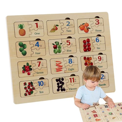 OLCANA Spielzeug mit Zahlen - Passendes Spiel | Spielzeug für die frühe Entwicklung, Aktivitätstafel für Kindertag, Geburtstag, Weihnachten, Ostern OLCANA Spielzeug mit Zahlen - Passendes Spiel | Spielzeug für die frühe Entwicklung, Aktivitätstafel für Kindertag, Geburtstag, Weihnachten, Ostern von OLCANA