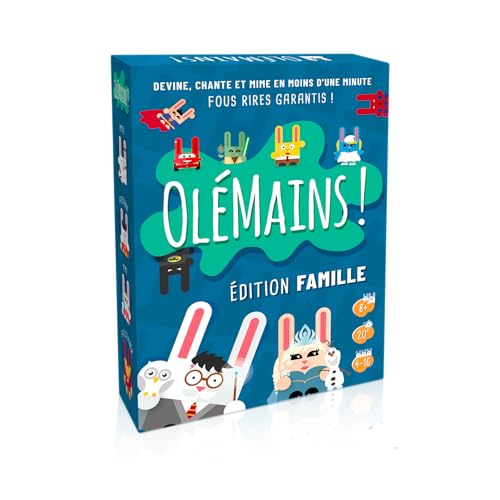 OLE MAINS ! Familienausgabe | Gesellschaftsspiel für Familie und Abend | verrücktes Lachen garantiert für die ganze Familie, Erwachsene & Jugendliche, Kinder & Freunde, entworfen in Frankreich, OLE MAINS ! Familienausgabe | Gesellschaftsspiel für Familie und Abend | verrücktes Lachen garantiert für die ganze Familie, Erwachsene & Jugendliche, Kinder & Freunde, entworfen in Frankreich, von OLE MAINS