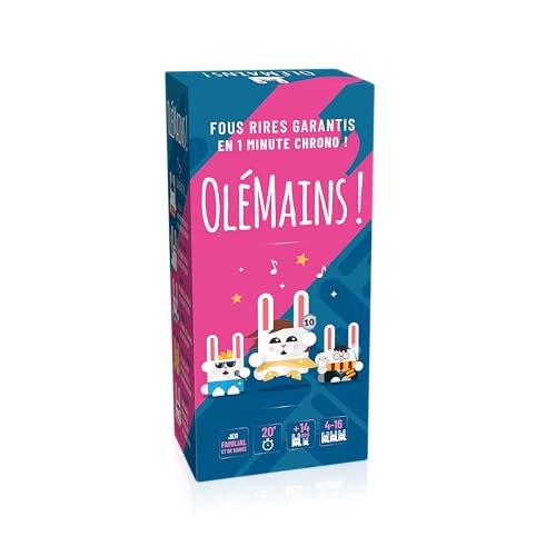 OLE MAINS ! | Jeu de société Familial et de soirée | Fous rires garantis Entre Adultes & Ados, Famille & Amis | 600 Cartes et Fabriqué en Europe von OLE MAINS