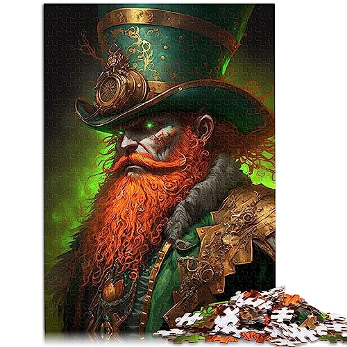 Gepanzerter Kobold Puzzle für Kinder, Papppuzzle für Erwachsene, 1000 Teile, Stressabbau, schwierige Herausforderung, 10,27 x 20,47 Zoll/26 x 38 cm. von OLIKED