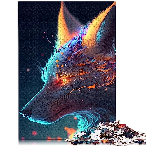Kitsune Holzpuzzle für Erwachsene, 1000 Teile, für Erwachsene und Jugendliche ab 12 Jahren, Weihnachtspuzzle Geschenke, 29,5 x 19,7 Zoll/75 x 50 cm. Kitsune Holzpuzzle für Erwachsene, 1000 Teile, für Erwachsene und Jugendliche ab 12 Jahren, Weihnachtspuzzle Geschenke, 29,5 x 19,7 Zoll/75 x 50 cm. von OLIKED