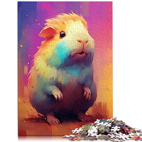 Meerschweinchen Tier Erwachsene 1000 Teile Puzzle Puzzles für KinderKartonpuzzles für Erwachsene und Kinder ab 12 Jahren Familienpuzzlespiel 10,27" x 20,47"/26 * 38cm. von OLIKED