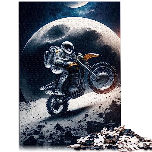 Puzzle „Astronaut, Motorrad fahrend“, für Erwachsene, Papppuzzle, 1000 Teile, Puzzle zum Stressabbau, schwierige Herausforderung, 10,27 x 20,47 Zoll/26 x 38 cm. Puzzle „Astronaut, Motorrad fahrend“, für Erwachsene, Papppuzzle, 1000 Teile, Puzzle zum Stressabbau, schwierige Herausforderung, 10,27 x 20,47 Zoll/26 x 38 cm. von OLIKED