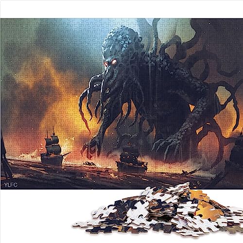 Puzzle für Erwachsene, Seeungeheuer, Papppuzzles, Puzzles für Erwachsene, 1000 Puzzles für Erwachsene, anspruchsvolles Spiel, 10,27 x 20,47 Zoll/26 x 38 cm. Puzzle für Erwachsene, Seeungeheuer, Papppuzzles, Puzzles für Erwachsene, 1000 Puzzles für Erwachsene, anspruchsvolles Spiel, 10,27 x 20,47 Zoll/26 x 38 cm. von OLIKED