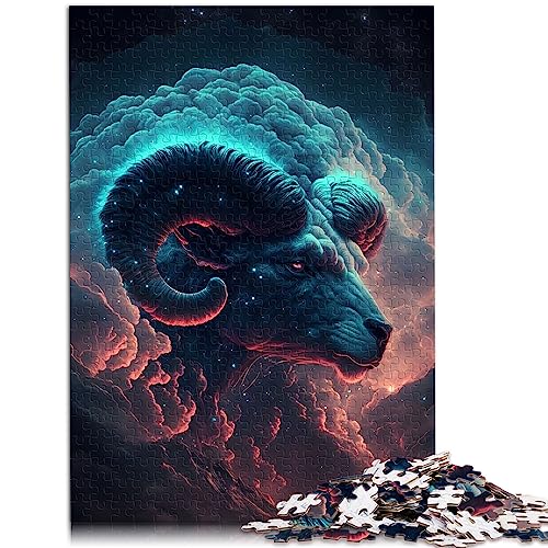 OLIKED Puzzle für Erwachsene, Fiery Cloud Aries, Holzpuzzle, 1000 Teile, 29,5 x 19,7 Zoll/75 x 50 cm OLIKED Puzzle für Erwachsene, Fiery Cloud Aries, Holzpuzzle, 1000 Teile, 29,5 x 19,7 Zoll/75 x 50 cm von OLIKED