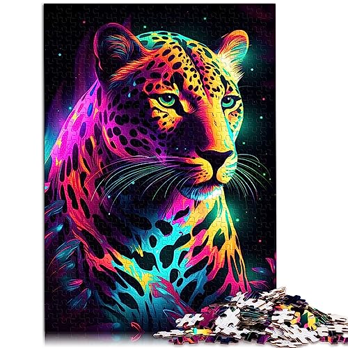 Puzzles für Erwachsene, Neon Leoparden Papppuzzles, 1000 teiliges Puzzlespiel für Erwachsene und Kinder ab 12 Jahren, Geschenk für Geburtstage, 26 x 38 cm. Puzzles für Erwachsene, Neon Leoparden Papppuzzles, 1000 teiliges Puzzlespiel für Erwachsene und Kinder ab 12 Jahren, Geschenk für Geburtstage, 26 x 38 cm. von OLIKED