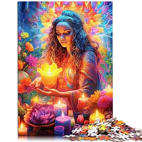 Rainbow Spirit Holzpuzzle, 1000 Teile, Puzzle für Erwachsene, für Erwachsene und Kinder ab 12 Jahren, Puzzle, Weihnachtspuzzle, Geschenke, 29,5 x 19,7 Zoll/75 x 50 cm. von OLIKED