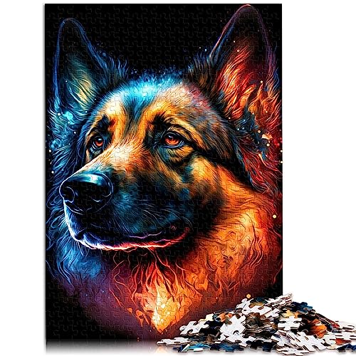 Schäferhund Puzzle für Kinder, Papppuzzle für Erwachsene, 1000 Teile, für Erwachsene und Weihnachts und Geburtstagsgeschenke, 10,27 x 20,47 Zoll/26 x 38 cm. Schäferhund Puzzle für Kinder, Papppuzzle für Erwachsene, 1000 Teile, für Erwachsene und Weihnachts und Geburtstagsgeschenke, 10,27 x 20,47 Zoll/26 x 38 cm. von OLIKED