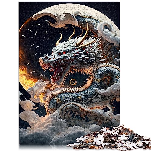 Tapferer Drache Puzzle für Erwachsene, Papppuzzle, 1000 teiliges Puzzle für Erwachsene, Kinder, Weihnachtspuzzle, Geschenke, 10,27 x 20,47 Zoll/26 x 38 cm. Tapferer Drache Puzzle für Erwachsene, Papppuzzle, 1000 teiliges Puzzle für Erwachsene, Kinder, Weihnachtspuzzle, Geschenke, 10,27 x 20,47 Zoll/26 x 38 cm. von OLIKED