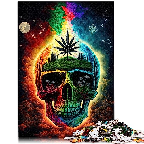 Totenkopf Puzzle mit 1000 Teilen für Papppuzzles für Erwachsene und Kinder ab 12 Jahren, Puzzle Lernspiele für Erwachsene und Kinder, 26 x 38 cm. Totenkopf Puzzle mit 1000 Teilen für Papppuzzles für Erwachsene und Kinder ab 12 Jahren, Puzzle Lernspiele für Erwachsene und Kinder, 26 x 38 cm. von OLIKED