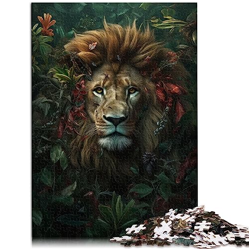 Wunderliche Blumen Löwen Puzzles, 1000 teilige Puzzles, Papppuzzles für Kinder ab 12 Jahren, für Erwachsene, Puzzle Geschenke, 10,27 x 20,47 Zoll/26 x 38 cm. Wunderliche Blumen Löwen Puzzles, 1000 teilige Puzzles, Papppuzzles für Kinder ab 12 Jahren, für Erwachsene, Puzzle Geschenke, 10,27 x 20,47 Zoll/26 x 38 cm. von OLIKED