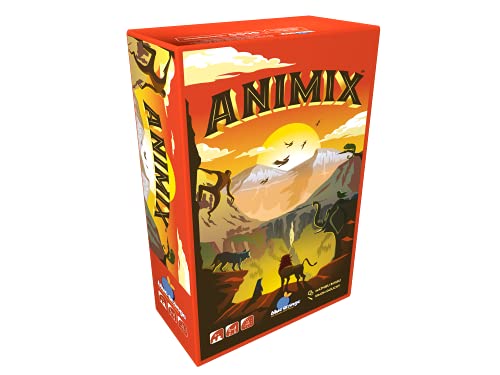 Blue Orange | Animix | Familienspiel | Kartenspiel | 2-6 Spieler | Ab 8+ Jahren | 10+ Minuten | Deutsch | Mehrsprachig von Blue Orange
