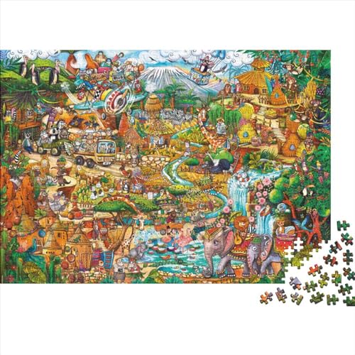 Animal 1000 Teile Puzzle Für Erwachsene - 1000 Teile Puzzle Wonderful Animals Für Teenager Geschenk Entspannung Puzzle Spiel Denksportaufgabe 1000pcs (75x50cm) von OLKNJHER