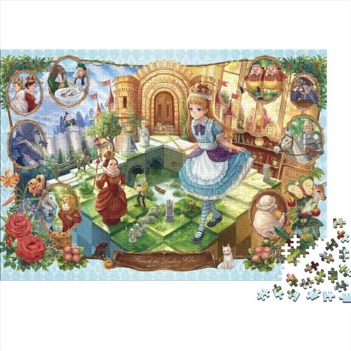 Fairy Tale Puzzles Für Erwachsene 300 Teile Puzzles Fantasy Dreams 300 Teile Puzzles Lernspiele Handgemachtes Spielzeug 300pcs (40x28cm) von OLKNJHER