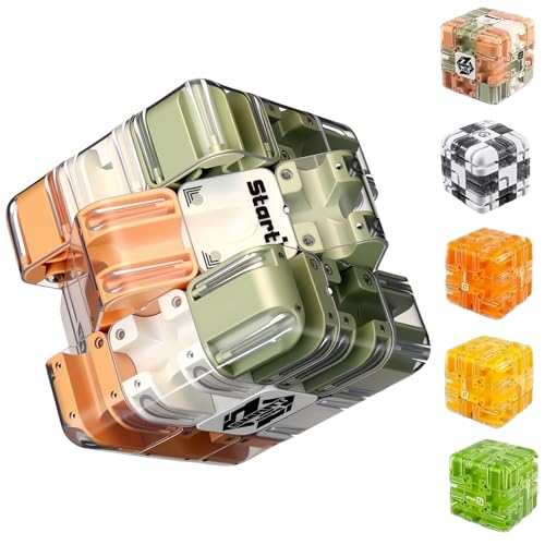 Large Labyrinth 3D Puzzle Maze Cube - Engaging Brain Teaser Toy with Smart Puzzle Maze Roller Ball for Adults Teens for Logic Development & Anxiety Relief (Normal) von OLYGEE