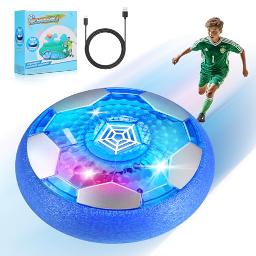 OMWay Air Power Fußball, Geschenke für Jungen, LED Wiederaufladbar Indoor Fussball, Spielzeug für Kinder Mädchen 3 4 5 6 7 8-12 Jahre, Hover Fußball Schwebender Luftkissen Ball OMWay Air Power Fußball, Geschenke für Jungen, LED Wiederaufladbar Indoor Fussball, Spielzeug für Kinder Mädchen 3 4 5 6 7 8-12 Jahre, Hover Fußball Schwebender Luftkissen Ball von OMWay