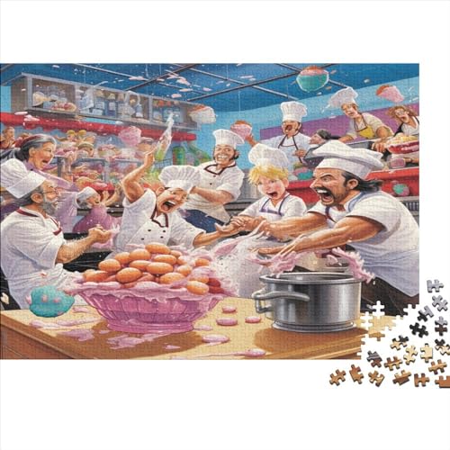 1000-teilige Puzzles Für Erwachsene | Lively Cartoon Scenes | Familienspaß-Puzzles 1000 Teile Für Erwachsene Geschenke Ungelöstes Puzzle 1000pcs (75x50cm) von ONDIAN