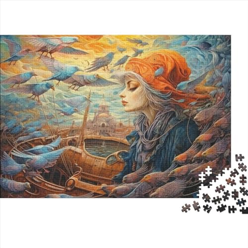 3D Figurative Art Puzzles Für Erwachsene 1000-teilige Puzzles Für Erwachsene Anspruchsvolles Spiel Ungelöstes Puzzle 1000pcs (75x50cm) von ONDIAN