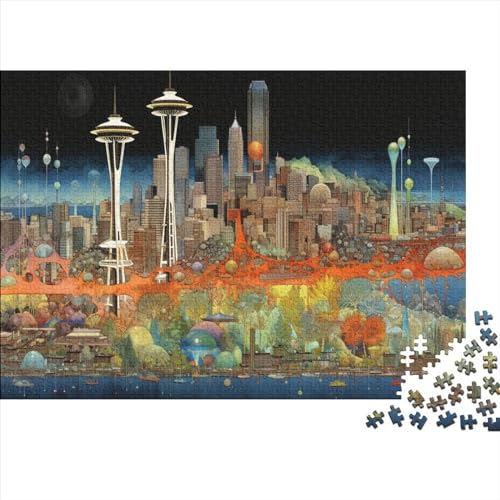 3D-Puzzle, 1000 Teile für Erwachsene, Anmerkte, geteilte, wissenschaftliche Farbkarte, 1000-teiliges Puzzle, Lernspiele, Heimdekoration, Puzzle, 1000 Teile (75 x 50 cm) von ONDIAN