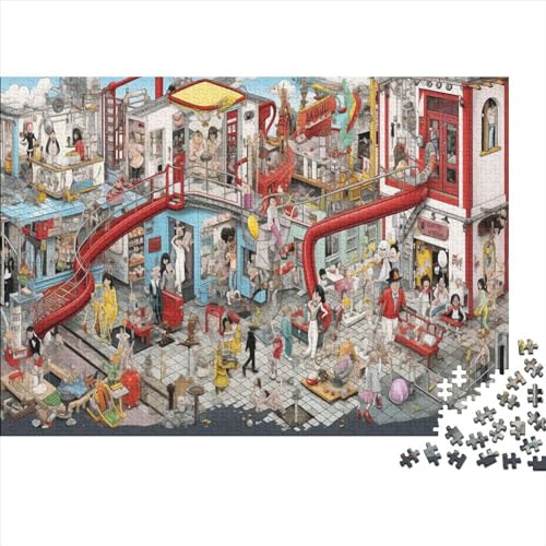 3D-Puzzle 500 Teile Für Erwachsene Dental World 500-teiliges Puzzle Lernspiele Heimdekorationspuzzle 500pcs (52x38cm) von ONDIAN