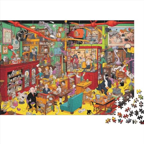 3D-Puzzle Für Erwachsene 1000 Teile Puzzle Toy Store Theme Geschenkideen Für Puzzles Für Erwachsene 1000pcs (75x50cm) von ONDIAN