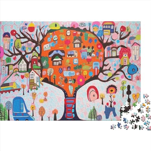 500-teilige Puzzles Für Erwachsene | Cartoon Art | Familienspaß-Puzzles 500 Teile Für Erwachsene Geschenke Ungelöstes Puzzle 500pcs (52x38cm) von ONDIAN