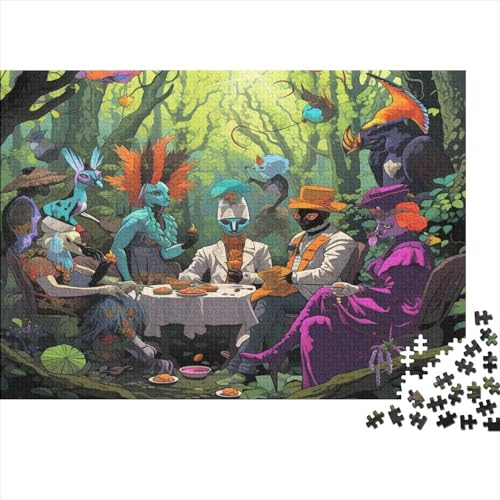 A Gathering of Monsters Puzzles 500 Teile Für Erwachsene Puzzles Für Erwachsene 500 Teile Puzzle Lernspiele Ungelöstes Puzzle 500pcs (52x38cm) von ONDIAN