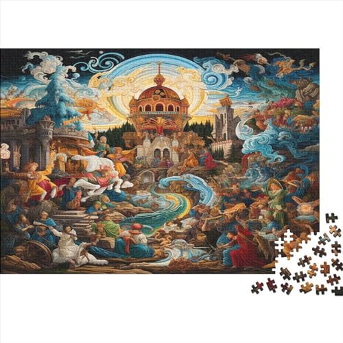 Exquisite and Gorgeous Castle Puzzles 500 Teile Für Erwachsene Puzzles Für Erwachsene 500 Teile Puzzle Lernspiele Ungelöstes Puzzle 500pcs (52x38cm) von ONDIAN