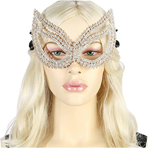 ONDIAN Maskerade Maske Maske Damen Dressing Ball Half Face Mask Zubehör von ONDIAN