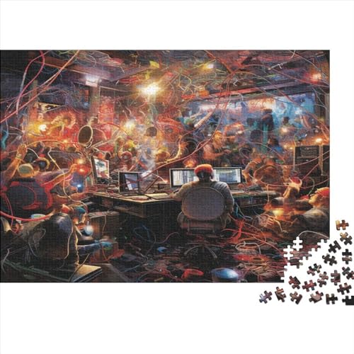 Puzzle für Erwachsene, 1000 Teile, Puzzles für Erwachsene, 1000 Teile, Puzzle für Erwachsene, Karneval, Party, 1000 Teile (75 x 50 cm) von ONDIAN