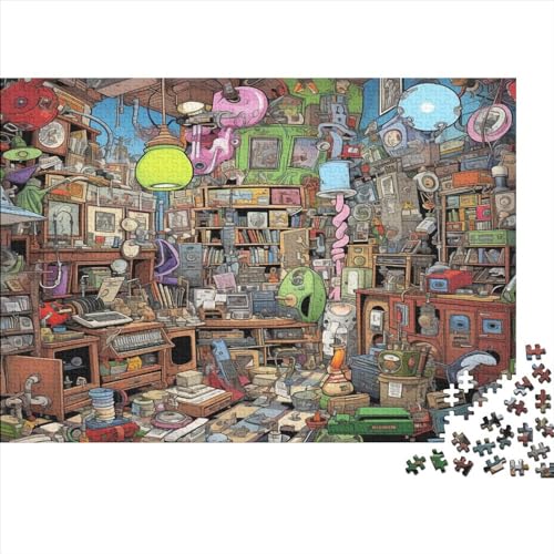 Puzzle für Erwachsene, 500 Teile, Cartoon-Kunst-Thema, Puzzles für Erwachsene, Geschenke, 500 Stück (52 x 38 cm) von ONDIAN