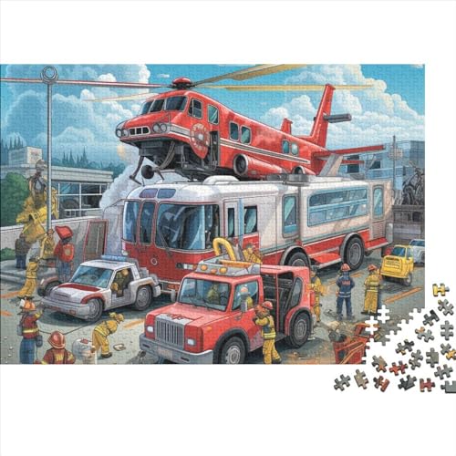 Puzzle für Erwachsene, 500 Teile, Transportthema, unmöglich, Puzzle, Puzzles für Erwachsene, Erwachsenenpuzzle, schwierig, Puzzle, herausforderndes Spiel, 500 Teile (52 x 38 cm) von ONDIAN