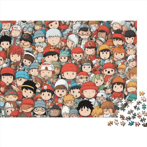 Puzzles Für Erwachsene 1000 Teile - Cute Kids Wearing Head Band - Unmögliches Puzzle - Puzzles Für Erwachsene - Puzzle Für Erwachsene - Schwierig - Puzzle - Anspruchsvolles Spiel 1000pcs (75x50cm) von ONDIAN