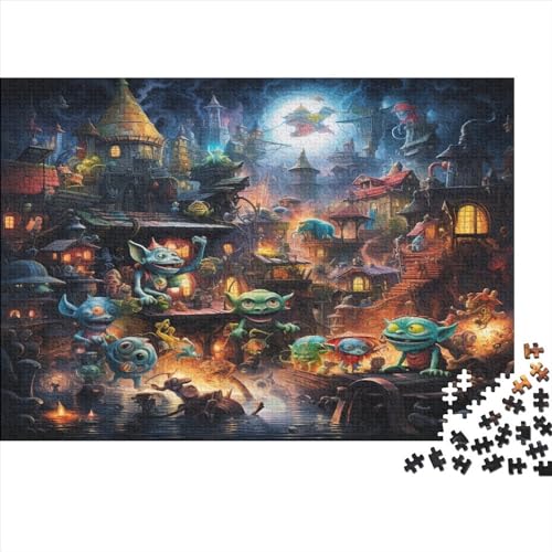 Puzzles Für Erwachsene 500 Teile - An Oil Painting Full of Fantastic Colors Depicts - Unmögliches Puzzle - Puzzles Für Erwachsene - Puzzle Für Erwachsene - Schwierig - Puzzle - Anspruchsvolles Spiel von ONDIAN