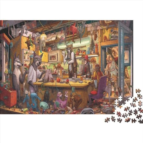 Puzzles Für Erwachsene 500 Teile Wolf Life Story Puzzles Als Geschenke Für Erwachsene 500pcs (52x38cm) von ONDIAN